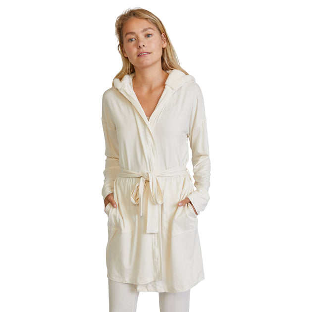 Hooded Jersey Robe & Pants Set – Nine Space